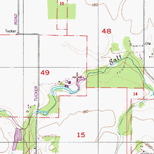 Topographic Map of Ingebrand Dam, OR
