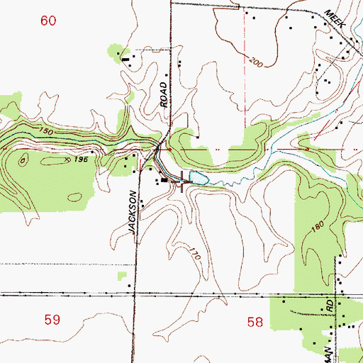 Topographic Map of Vanderzanden Reservoir, OR