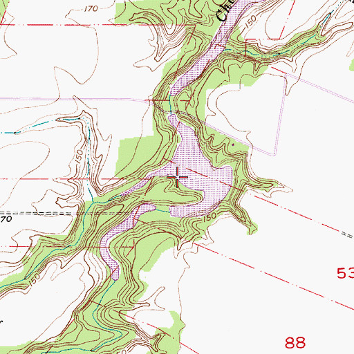 Topographic Map of McKay Reservoir, OR