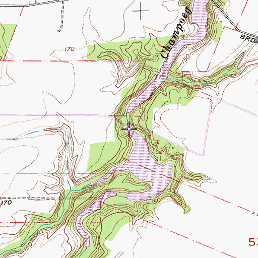 Topographic Map of Art McKay Dam, OR