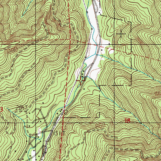 Topographic Map of Nehalem Fish Hatchery, OR