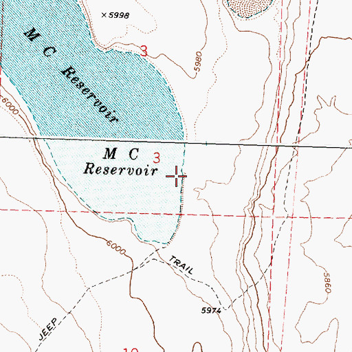 Topographic Map of Ornoname 4 Dam, OR