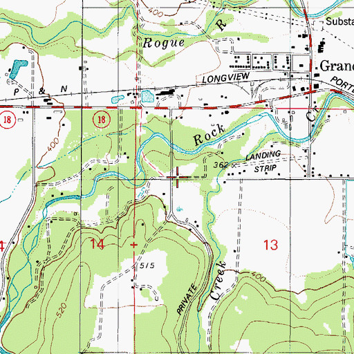 Topographic Map of Ornoname 9 Dam, OR