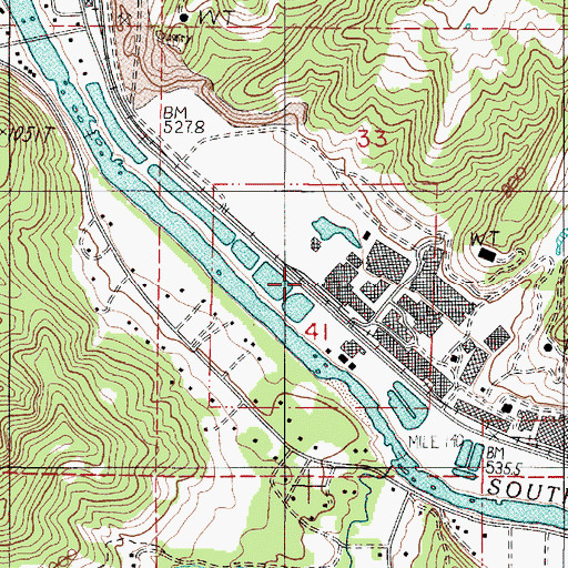 Topographic Map of Ornoname 11 Dam, OR