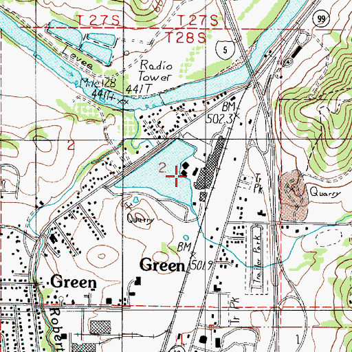 Topographic Map of Ornoname 12 Dam, OR