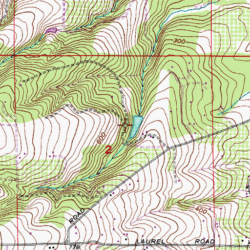 Topographic Map of Ornoname 16 Dam, OR