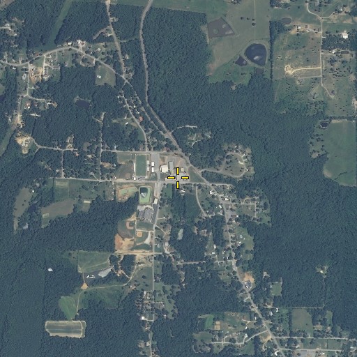 Aerial/Satellite Image of Colbert Heights School, AL