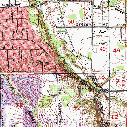 Topographic Map of Tamura Reservoir, OR