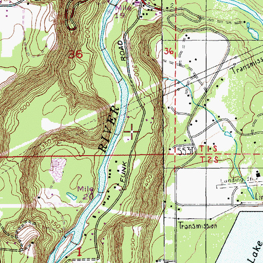Topographic Map of Gavins Pond, OR