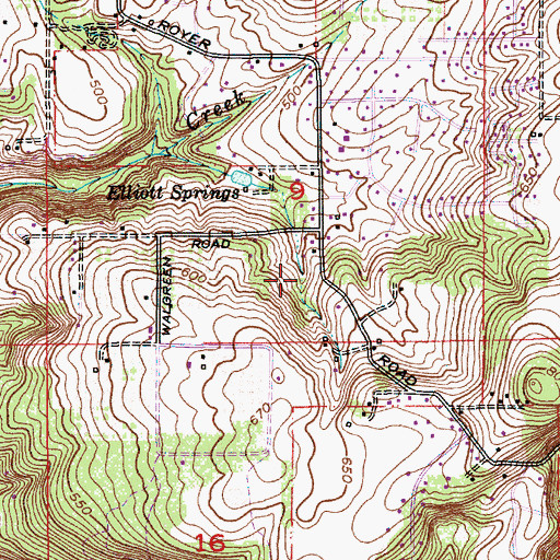 Topographic Map of Connors Ponds, OR