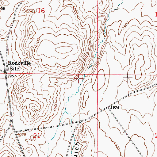 Topographic Map of Dogs Reservoir, OR