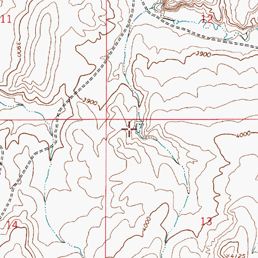 Topographic Map of Rockville Seeding Reservoir Number Two, OR