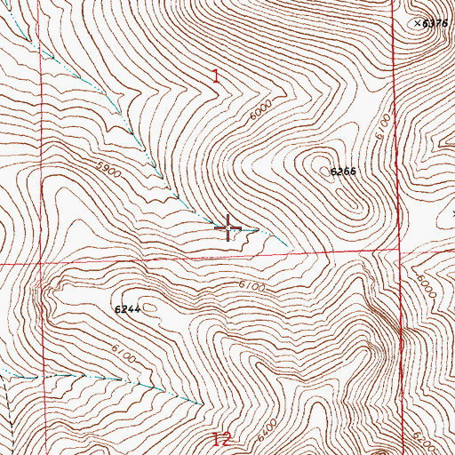 Topographic Map of Fitzgerald Reservoir Number Two, OR