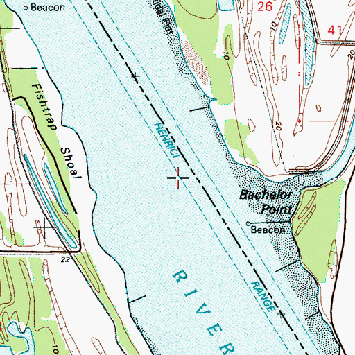 Topographic Map of Henrici Range, OR