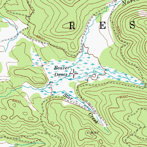 Topographic Map of Beaver Dam, AZ