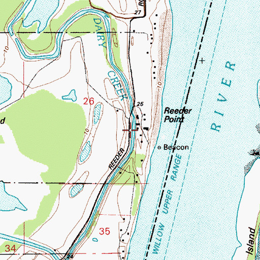 Topographic Map of Sauvies (historical), OR