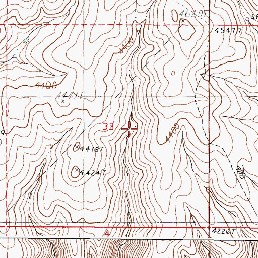 Topographic Map of Kink Spring, OR