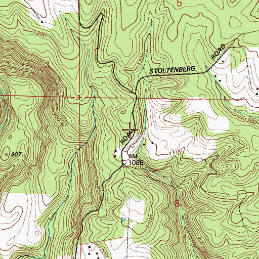 Topographic Map of John Place Reservoir, OR