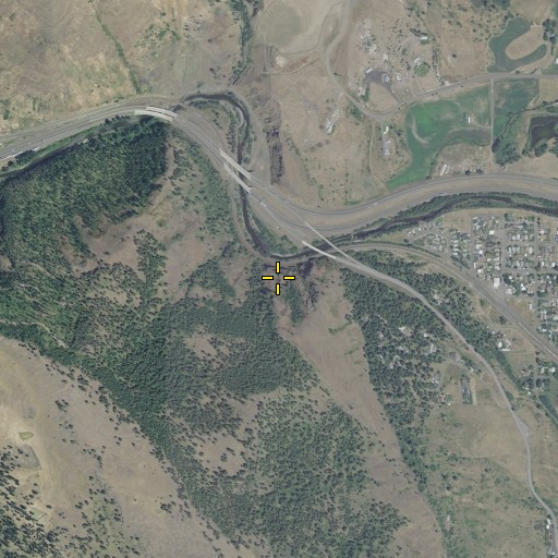 Aerial/Satellite Image of Devils Slide, OR