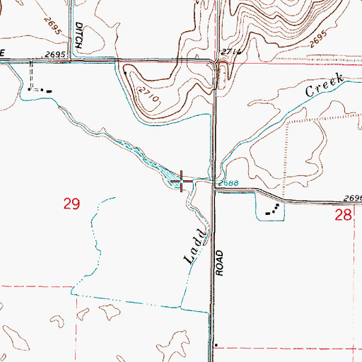Topographic Map of Gekeler Slough, OR