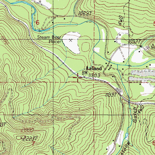 Topographic Map of Altamont Post Office (historical), OR