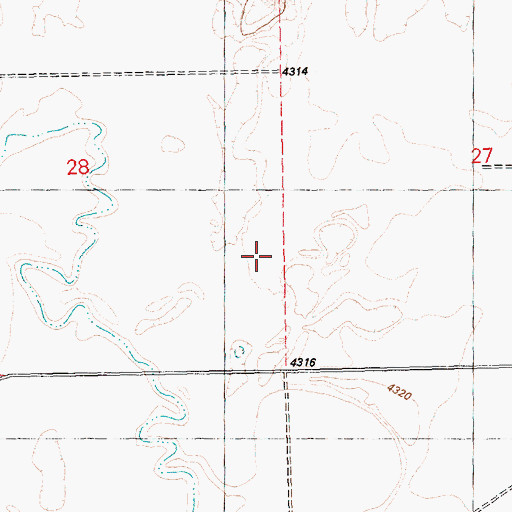 Topographic Map of Burleson Post Office (historical), OR