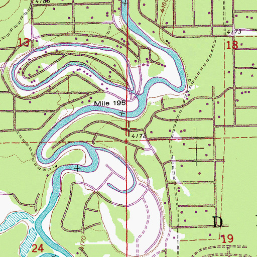 Topographic Map of Carlisle Post Office (historical), OR