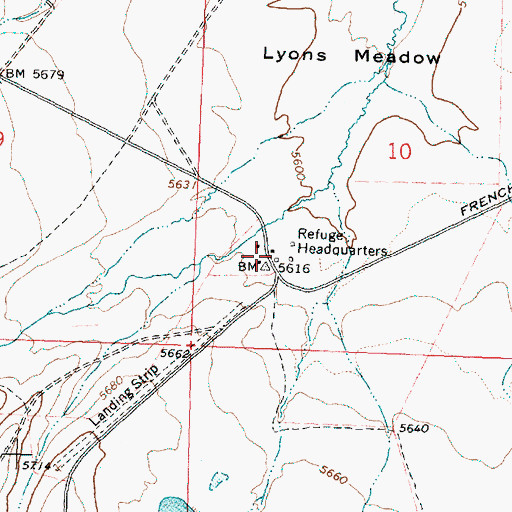 Topographic Map of Delaine Post Office (historical), OR