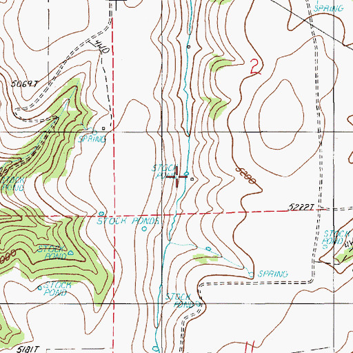 Topographic Map of Divide Post Office (historical), OR