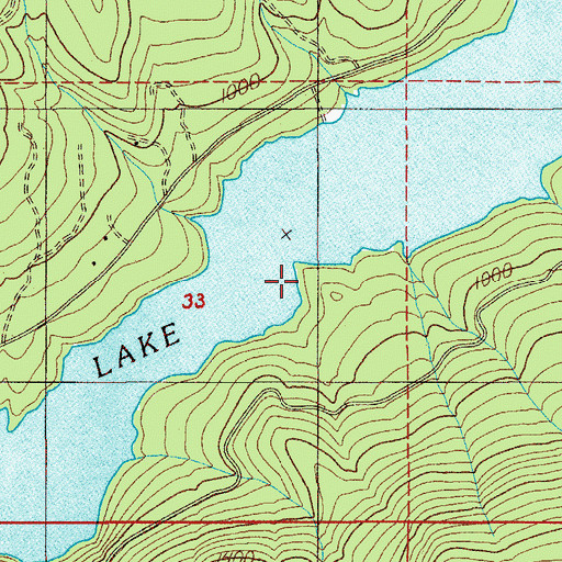 Topographic Map of Egypt Post Office (historical), OR