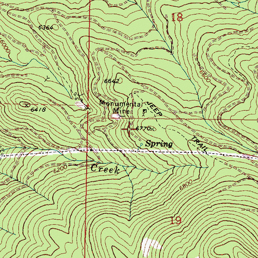 Topographic Map of Elstow Post Office (historical), OR