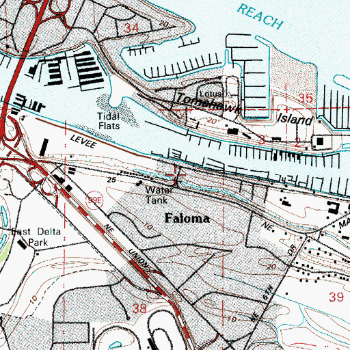 Topographic Map of Faloma Post Office (historical), OR