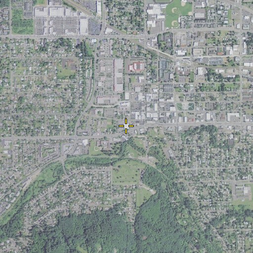 Aerial/Satellite Image of Gresham Post Office, OR