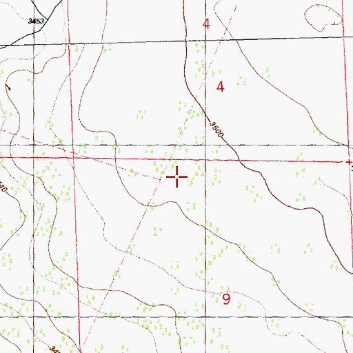 Topographic Map of Hay Creek Post Office (historical), OR