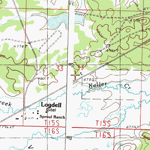 Topographic Map of Homer Post Office (historical), OR