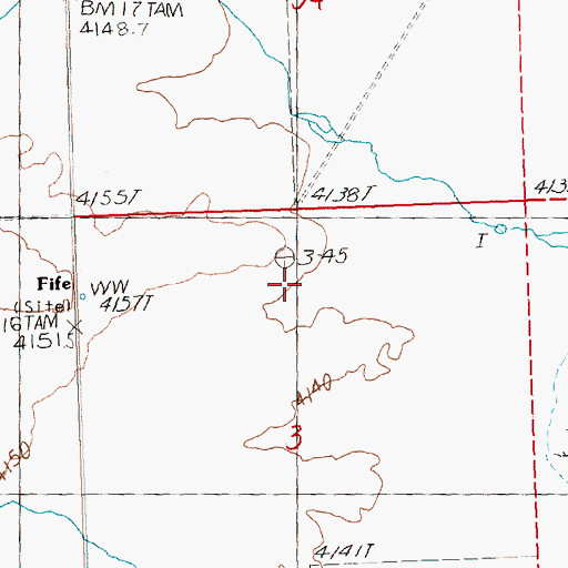 Topographic Map of Ibex Post Office (historical), OR
