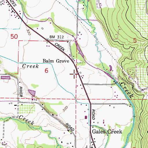 Topographic Map of Joppa Post Office (historical), OR