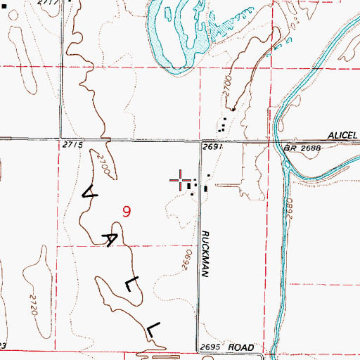 Topographic Map of Larch Post Office (historical), OR