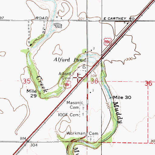 Topographic Map of Liverpool Post Office (historical), OR