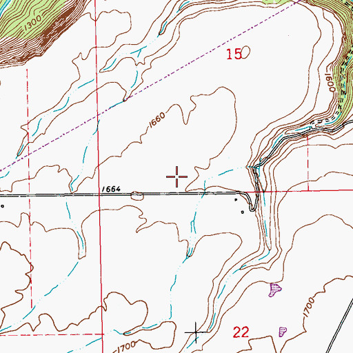 Topographic Map of Mount Hood Post Office (historical), OR
