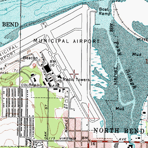 Topographic Map of Navy 10146 Post Office (historical), OR
