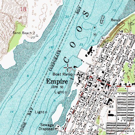 Topographic Map of Navy 11088 Post Office (historical), OR