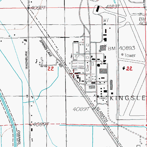 Topographic Map of Navy 12028 Post Office (historical), OR