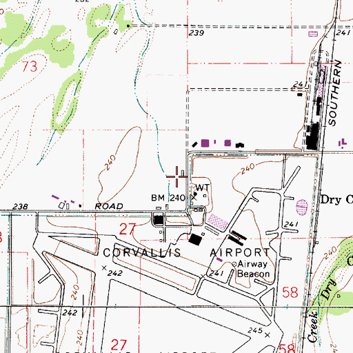 Topographic Map of Navy 13003 Post Office (historical), OR