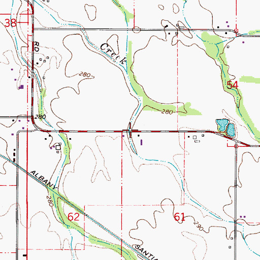 Topographic Map of Newbern Post Office (historical), OR