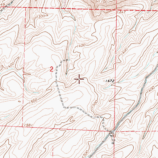 Topographic Map of North Post Office (historical), OR