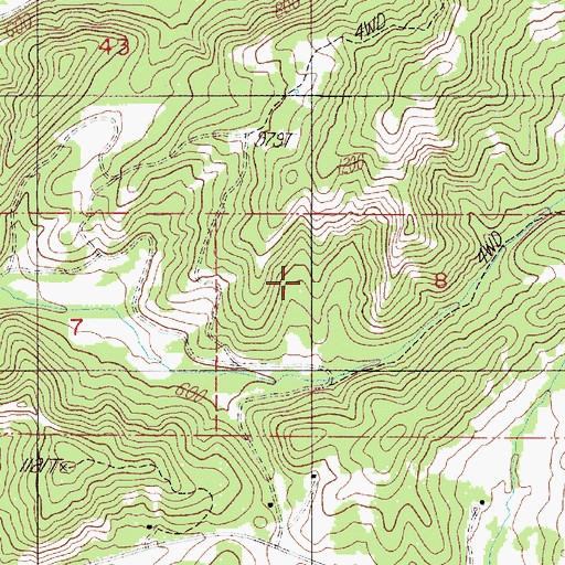 Topographic Map of Omro Post Office (historical), OR