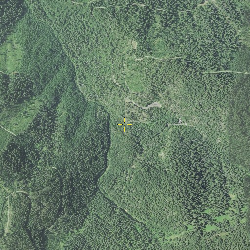 Aerial/Satellite Image of Oregon Caves Post Office (historical), OR