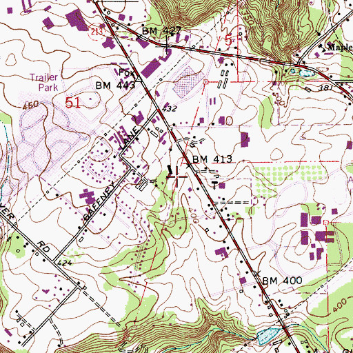 Topographic Map of Oregon City Post Office, OR