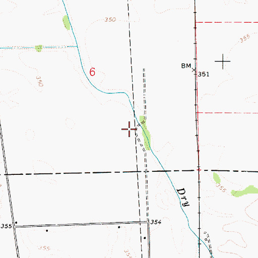 Topographic Map of Palos Post Office (historical), OR